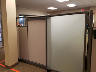 Cubicle Door: Case Study 1 - Enclosed Cubicle with Door Case Study 1 - Enclosed Cubicle with Door