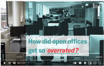 Office Benching Video Link: How Did Open Offices Get So Overrated? Video Link: How Did Open Offices Get So Overrated?
