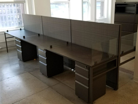 Office Benching Case Study: 53-inch High Office Panel Partitions Case Study: 53-inch High Office Panel Partitions