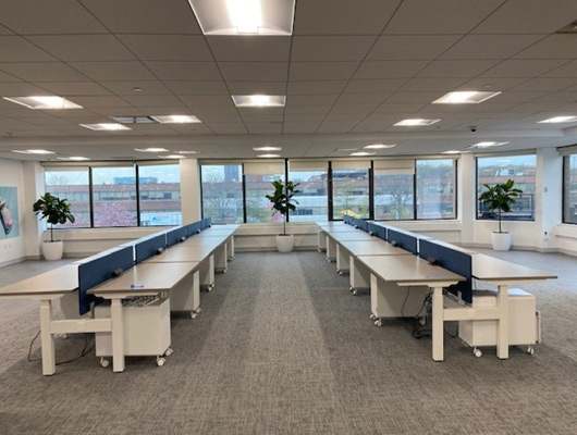 Office Benching Case Study: Height Adjustable Office Desk Bench Case Study: Height Adjustable Office Desk Bench