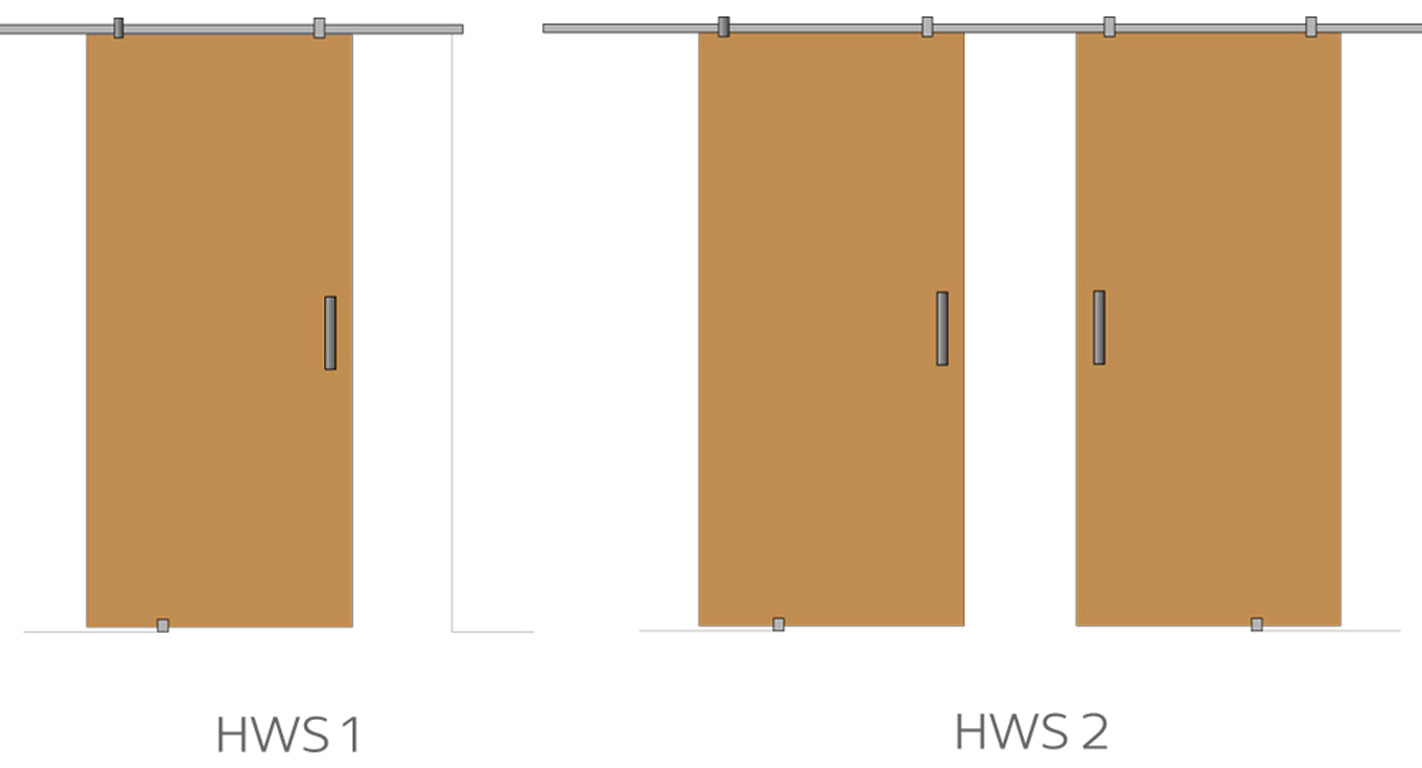 Hollow Frameless Barn Doors Hollow Frameless Barn Doors