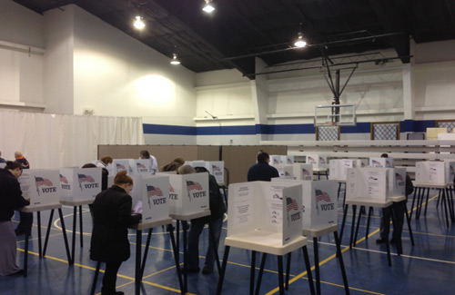 Temp wall panels for government - polling places Temp wall panels for government - polling places