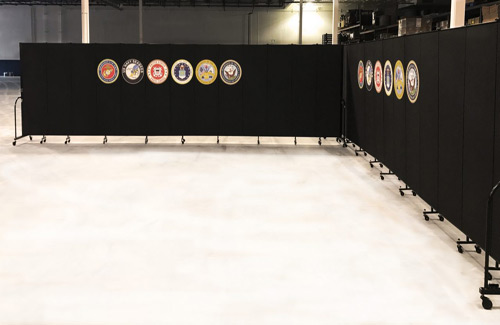 Temp wall panels for government - military events Temp wall panels for government - military events