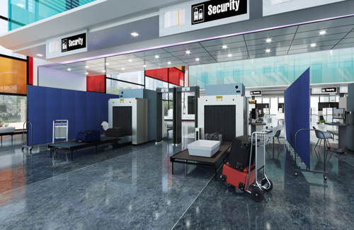 Movable wall partitions for transportation - airports Movable wall partitions for transportation - airports