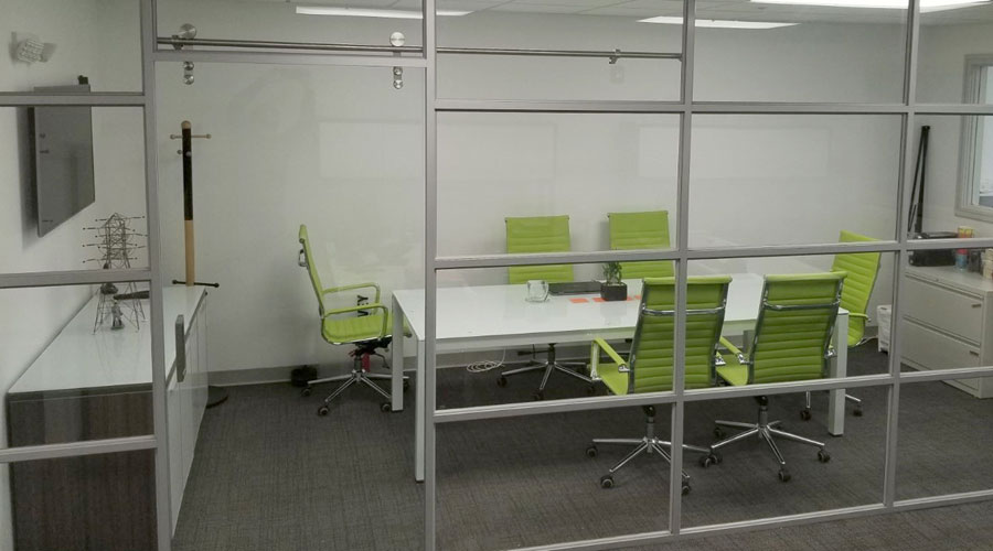 Office walls with glass - conference room Office walls with glass - conference room