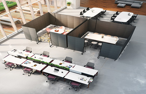 Portable room dividers for business - open office space Portable room dividers for business - open office space