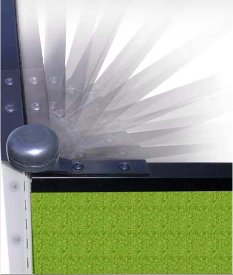 Movable wall - angled panels Movable wall - angled panels
