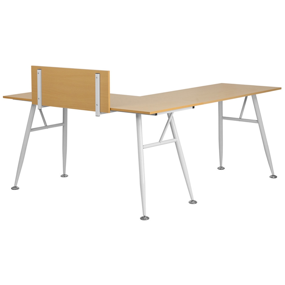 L shaped computer desks rear view L shaped computer desks rear view