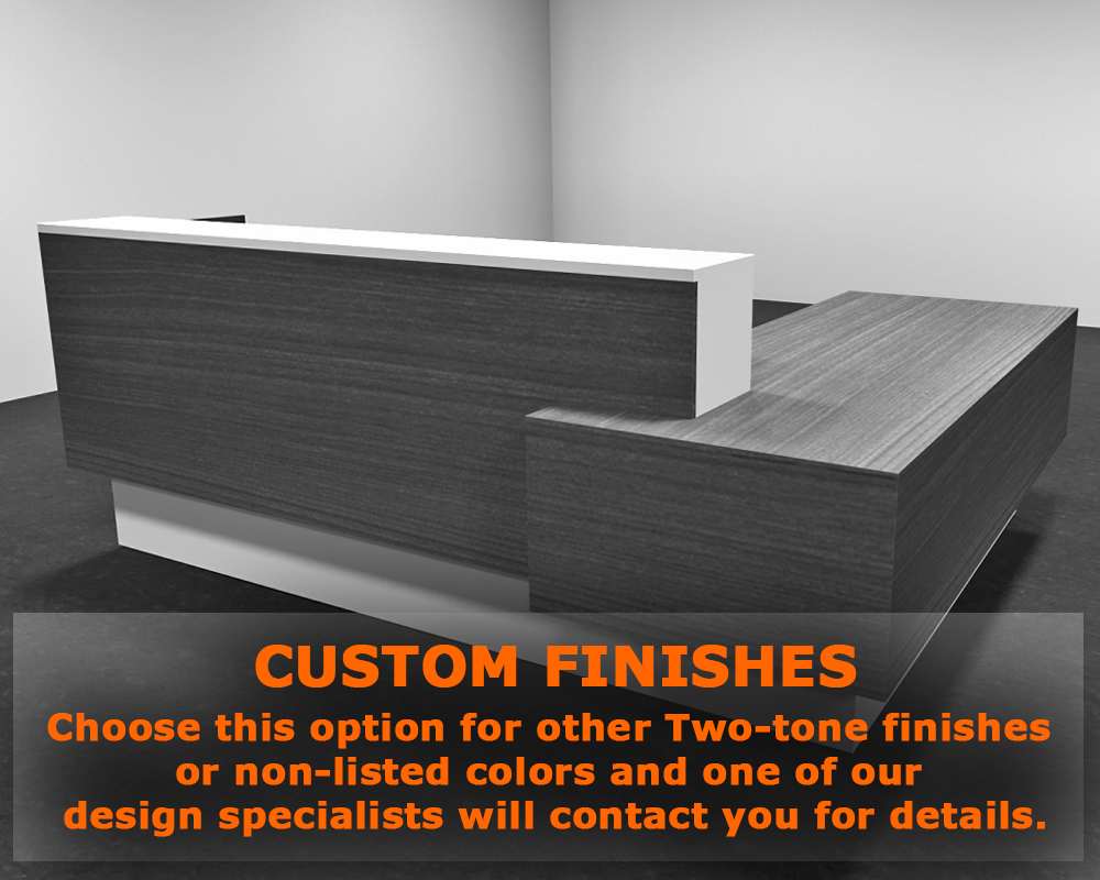 Wood reception desk CUB INB C01 LOG custom Wood reception desk CUB INB C01 LOG custom