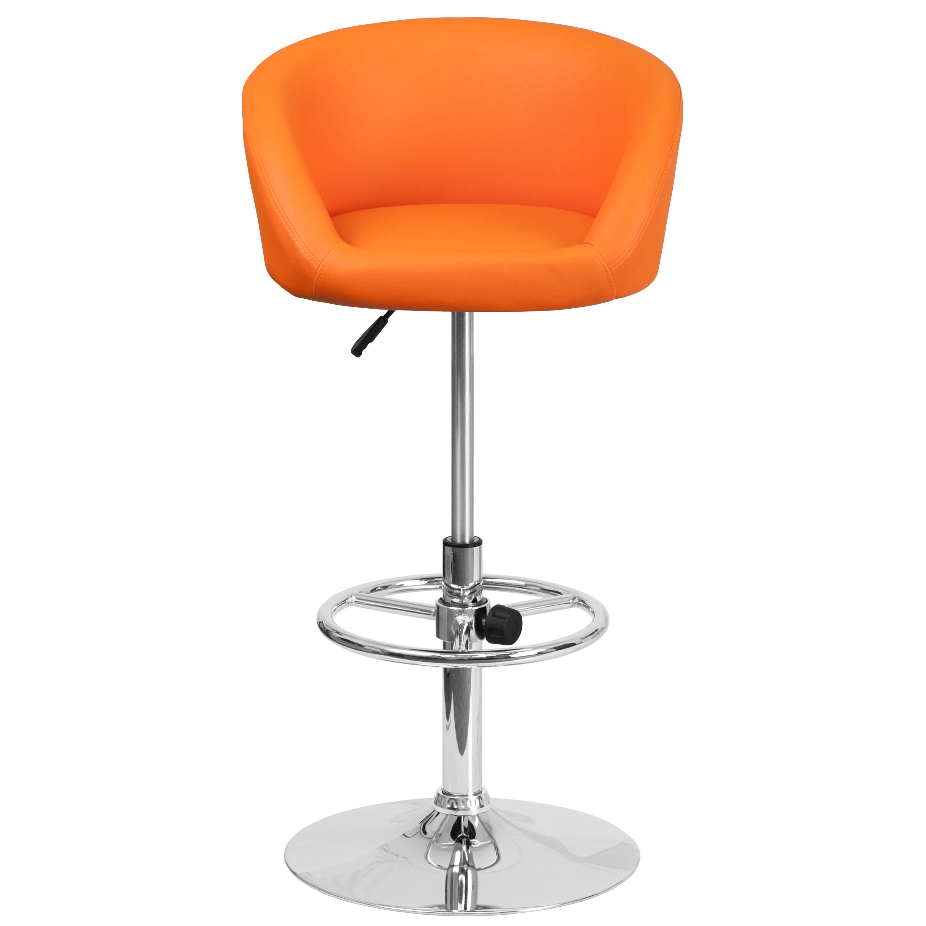 Adjustable colorful bar stools front view Adjustable colorful bar stools front view