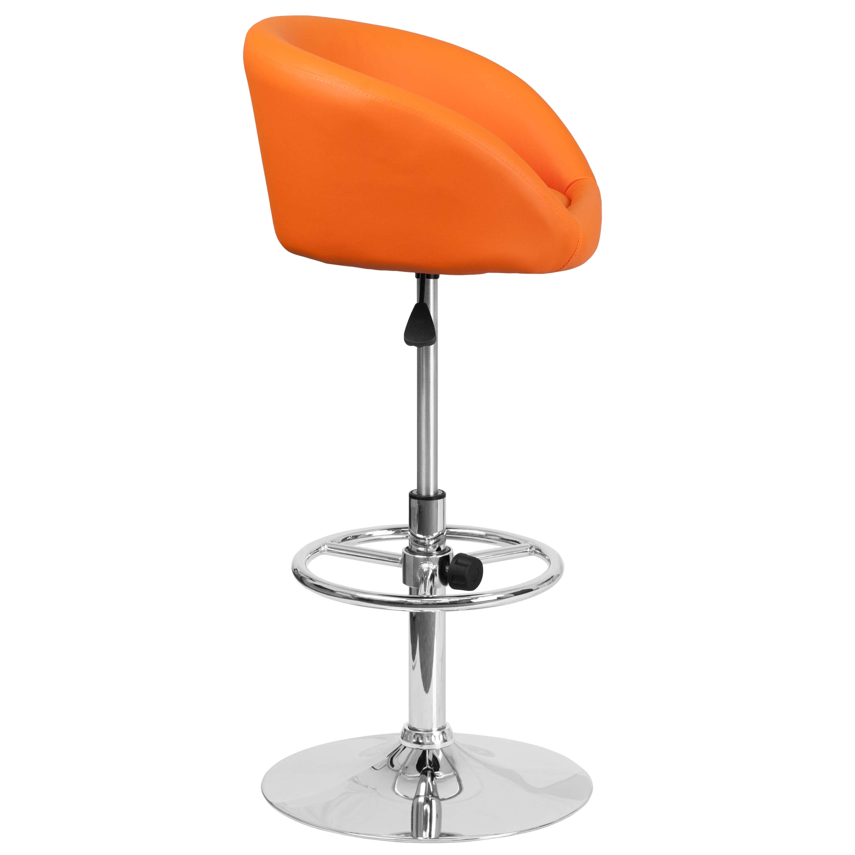 Adjustable colorful bar stools side view Adjustable colorful bar stools side view