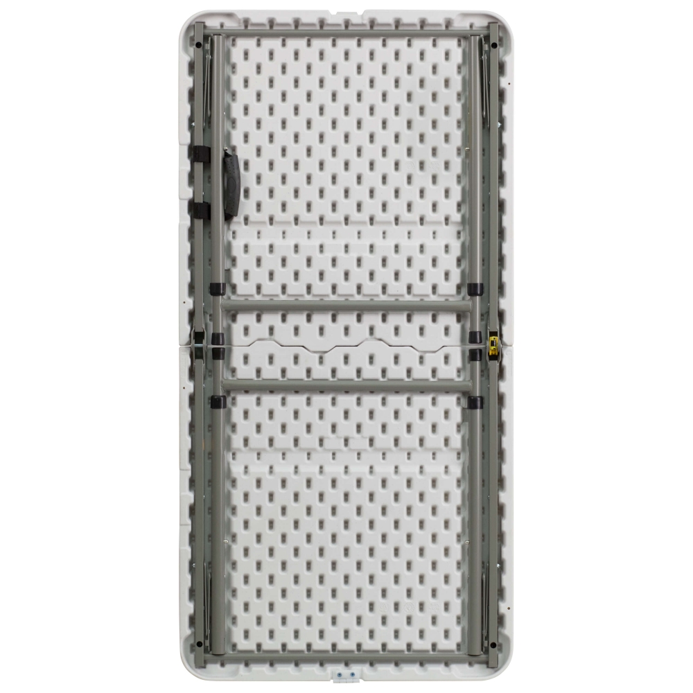 Adjustable folding table bottom view Adjustable folding table bottom view
