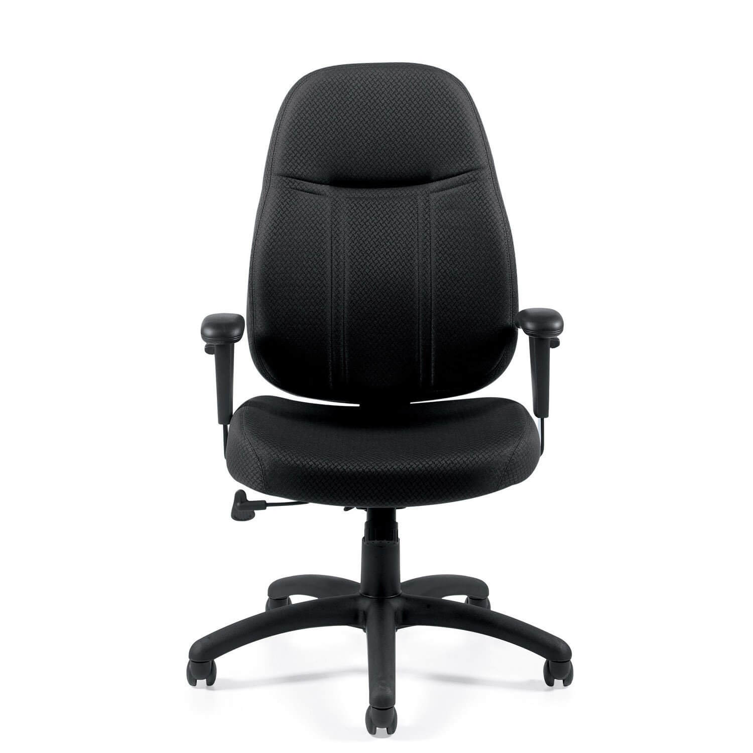Adjustable office chair front view Adjustable office chair front view