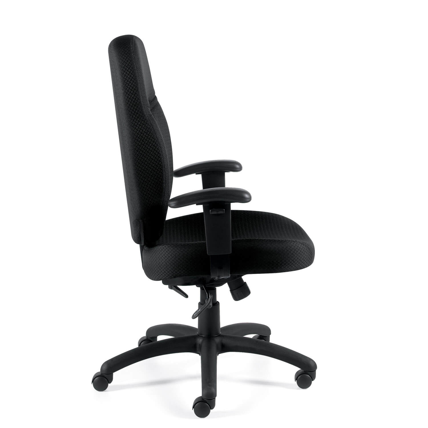 Adjustable office chair side view Adjustable office chair side view