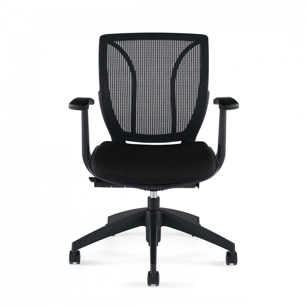 Adjustable office chairs front view Adjustable office chairs front view