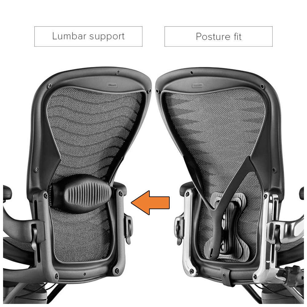 Aeron chair lumbar support Aeron chair lumbar support
