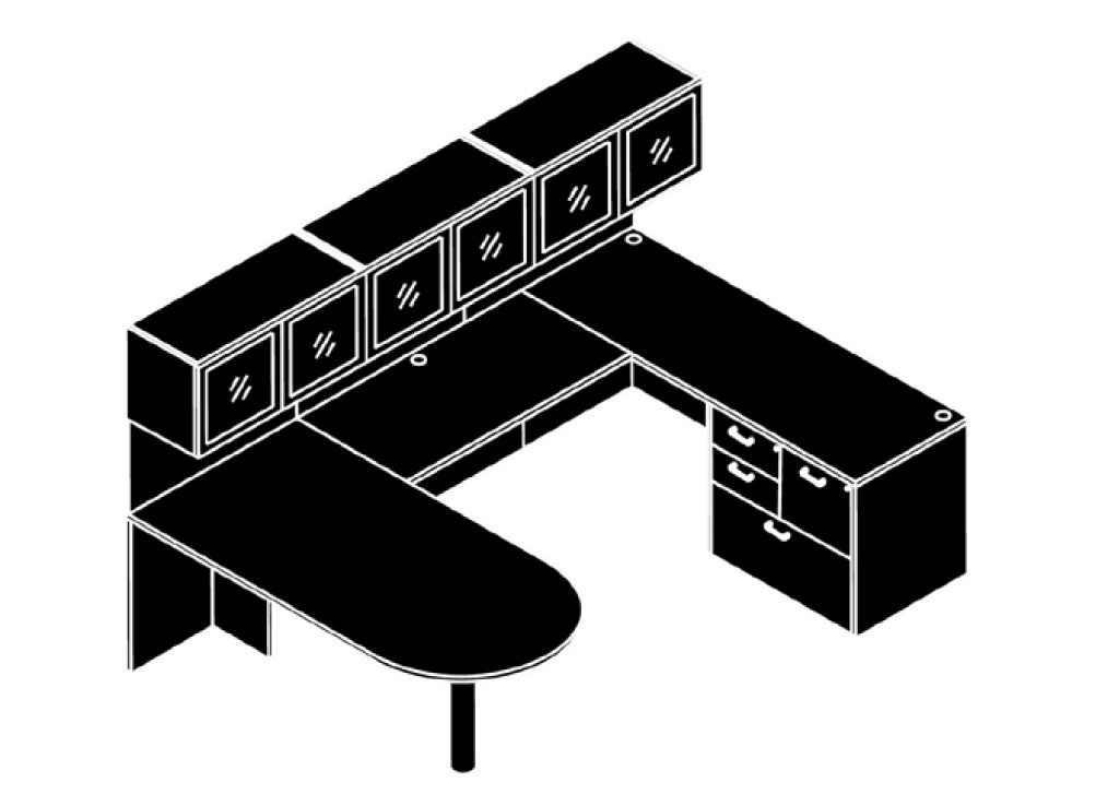 Affordable desk 2d drawing Affordable desk 2d drawing