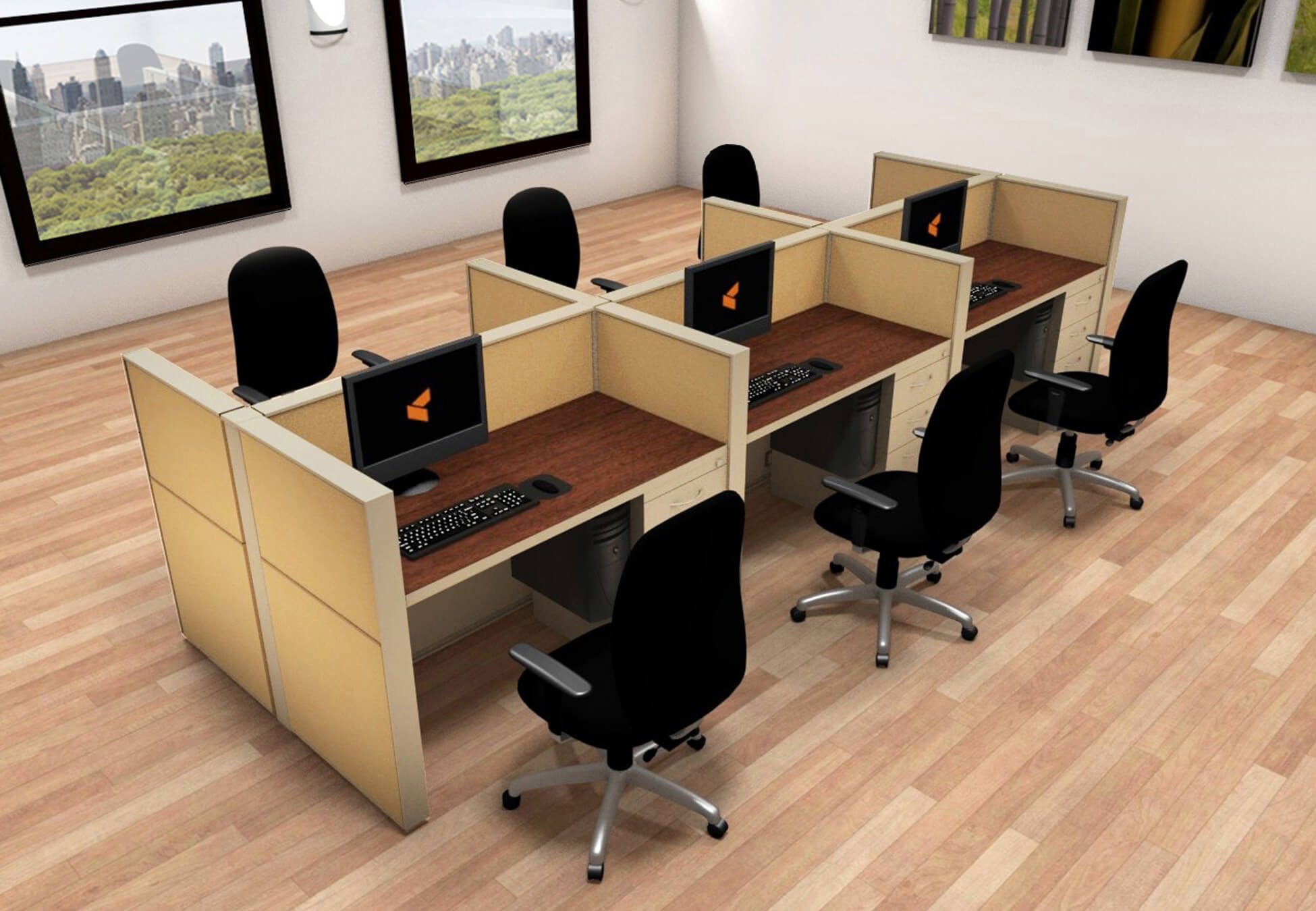 Cubicle systems matrix tiles 4x2x42 group Cubicle systems matrix tiles 4x2x42 group