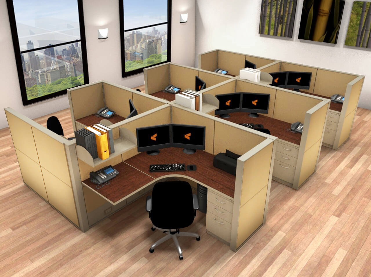 Cubicle systems matrix tiles 5x5x50 group Cubicle systems matrix tiles 5x5x50 group
