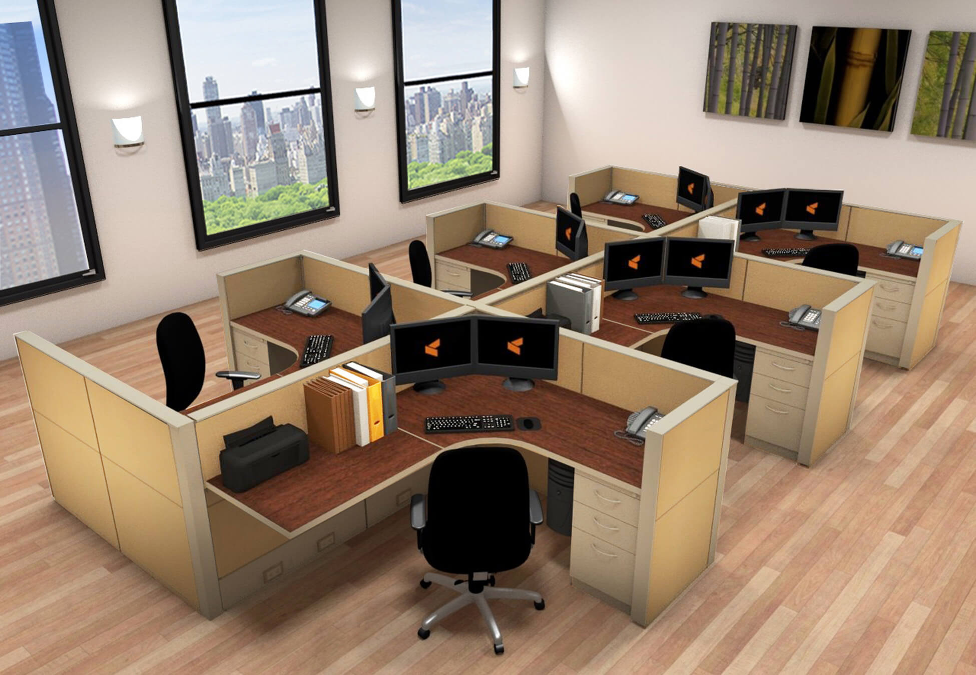 Cubicle systems matrix tiles 5x6x42 group Cubicle systems matrix tiles 5x6x42 group