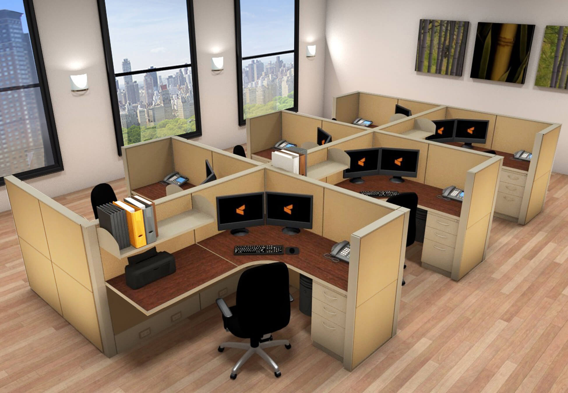 Cubicle systems matrix tiles 5x6x50 group Cubicle systems matrix tiles 5x6x50 group