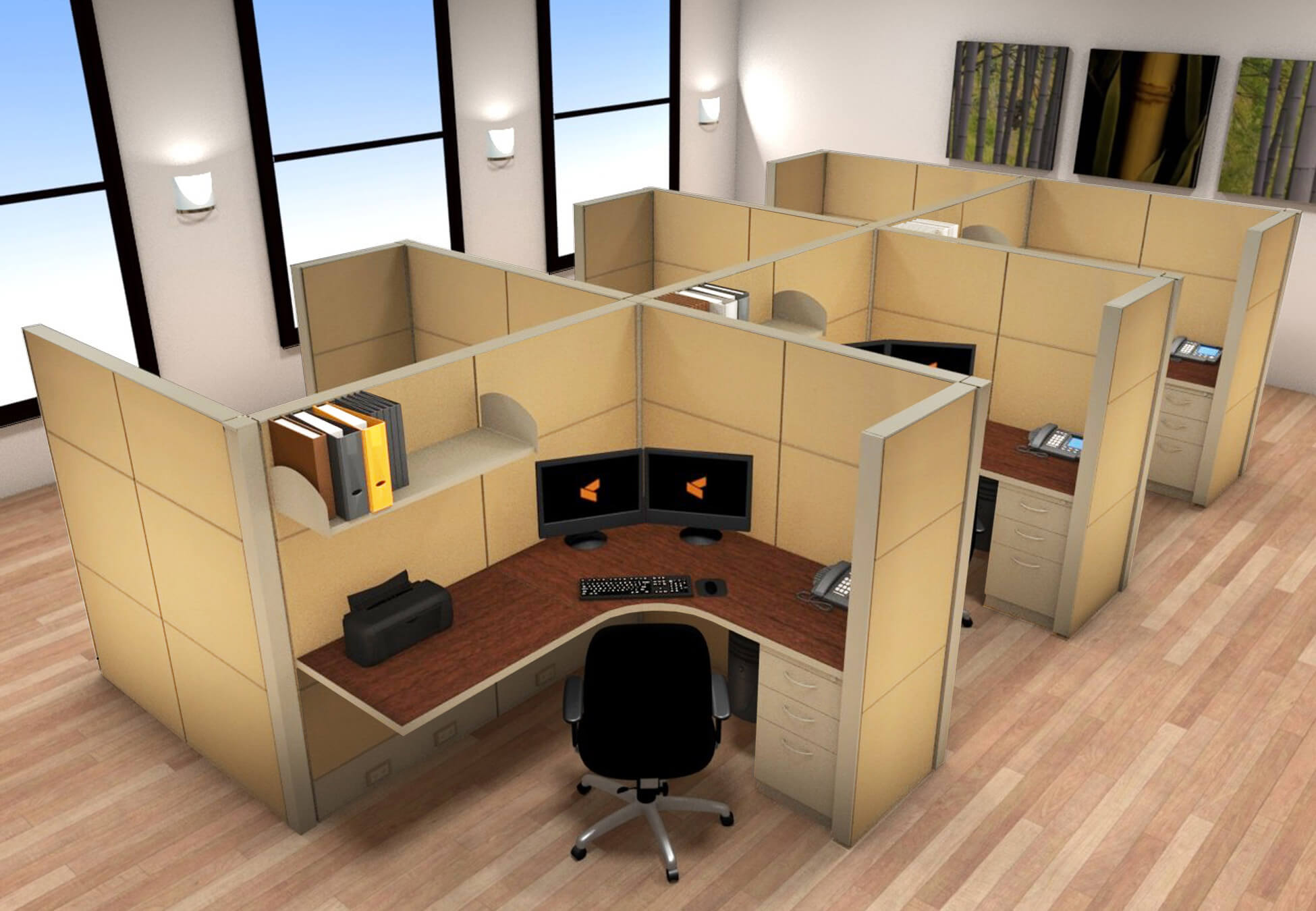 Cubicle systems matrix tiles 5x6x66 group Cubicle systems matrix tiles 5x6x66 group