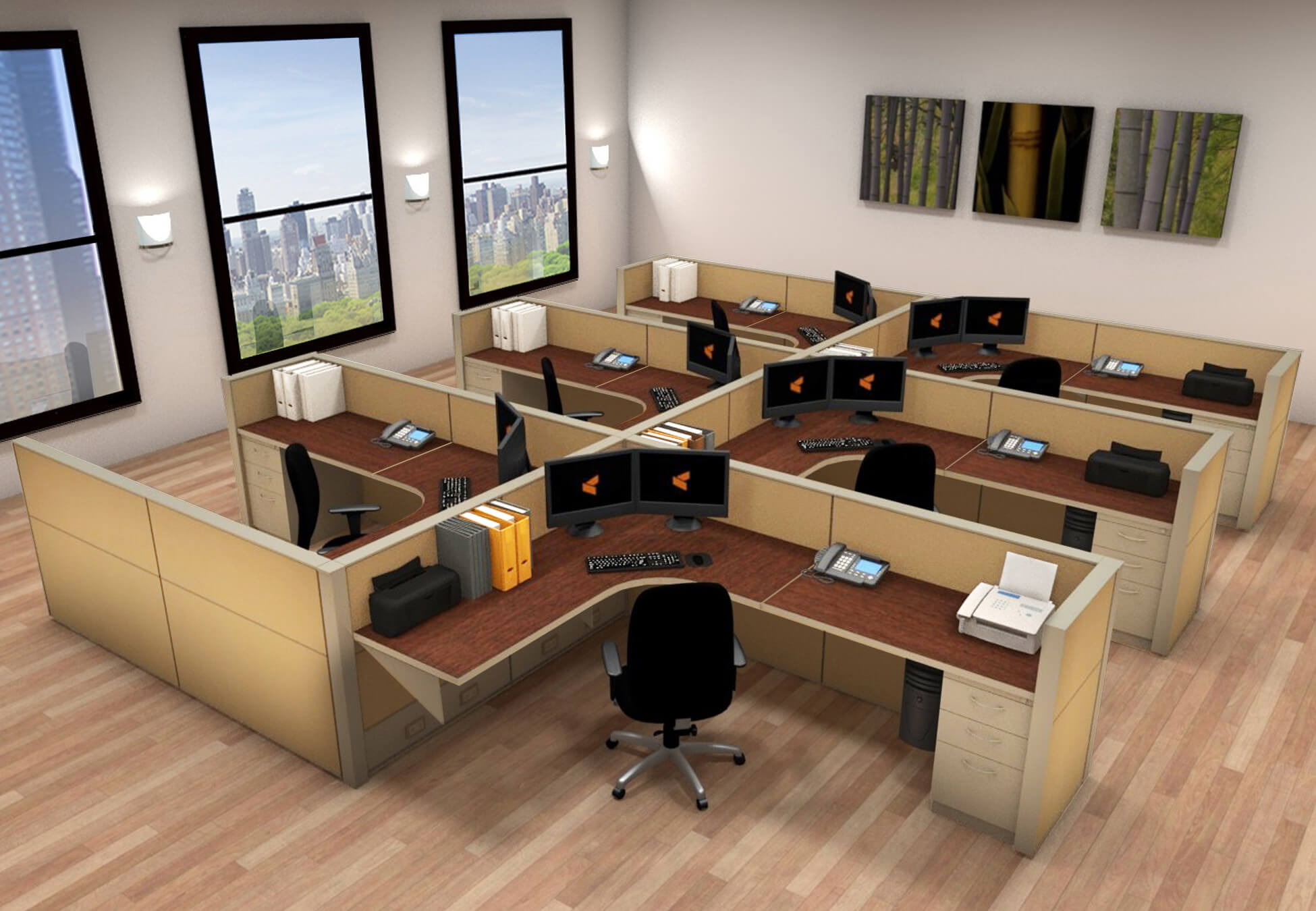 Cubicle systems matrix tiles 6x8x42 group Cubicle systems matrix tiles 6x8x42 group