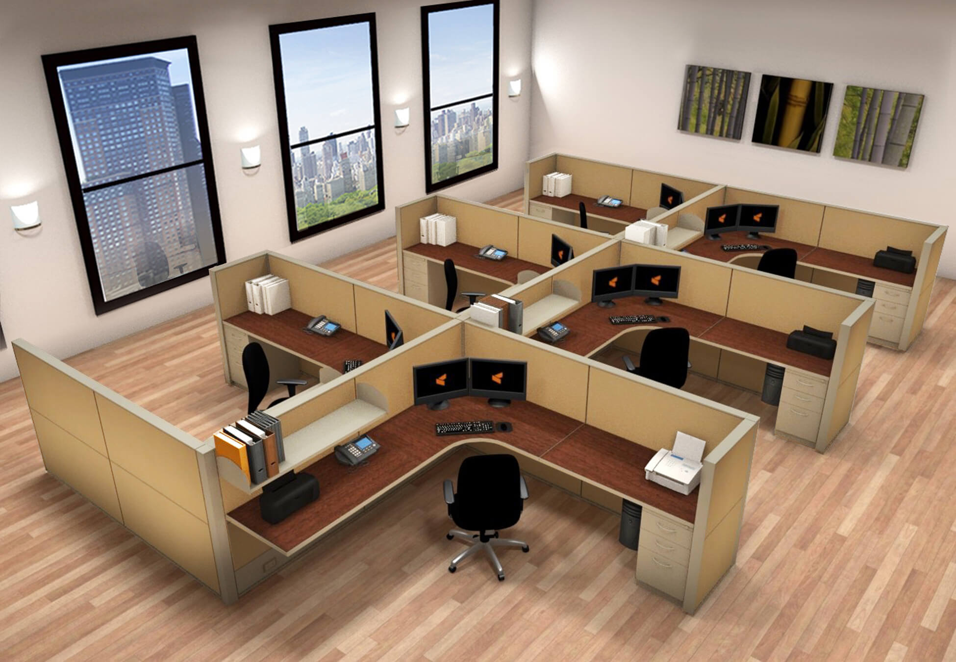 Cubicle systems matrix tiles 8x8x50 group Cubicle systems matrix tiles 8x8x50 group