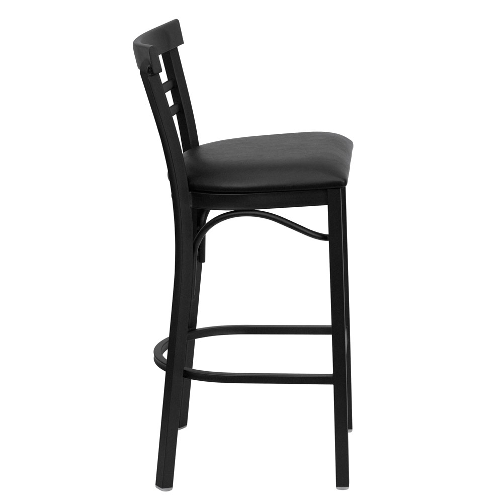 Backed bar stools side view Backed bar stools side view