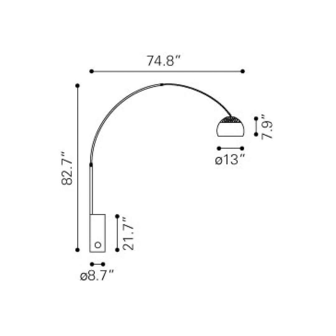 Bedroom floor lamps dimensions view Bedroom floor lamps dimensions view