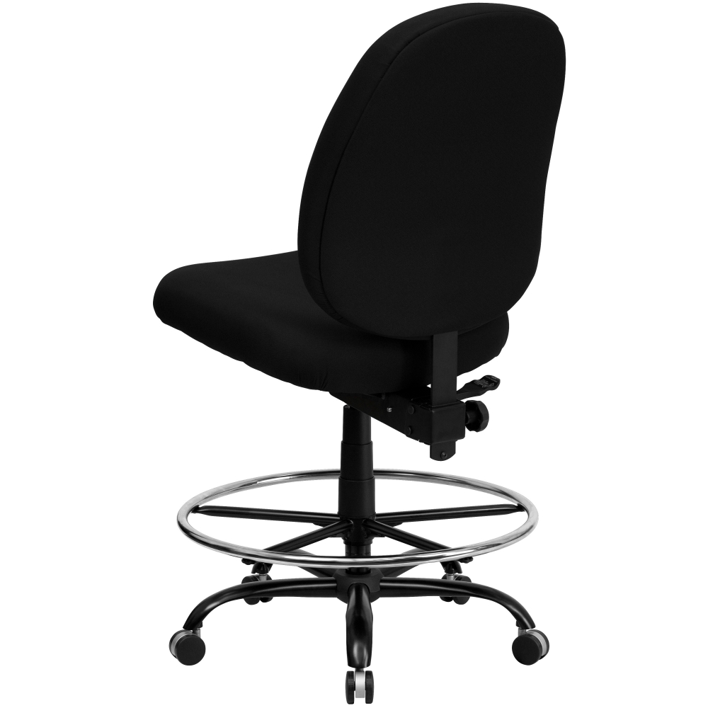 Big and tall drafting chair rear view Big and tall drafting chair rear view
