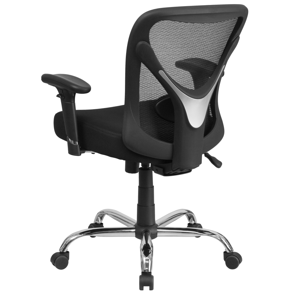 Big and tall ergonomic office chairs rear view Big and tall ergonomic office chairs rear view