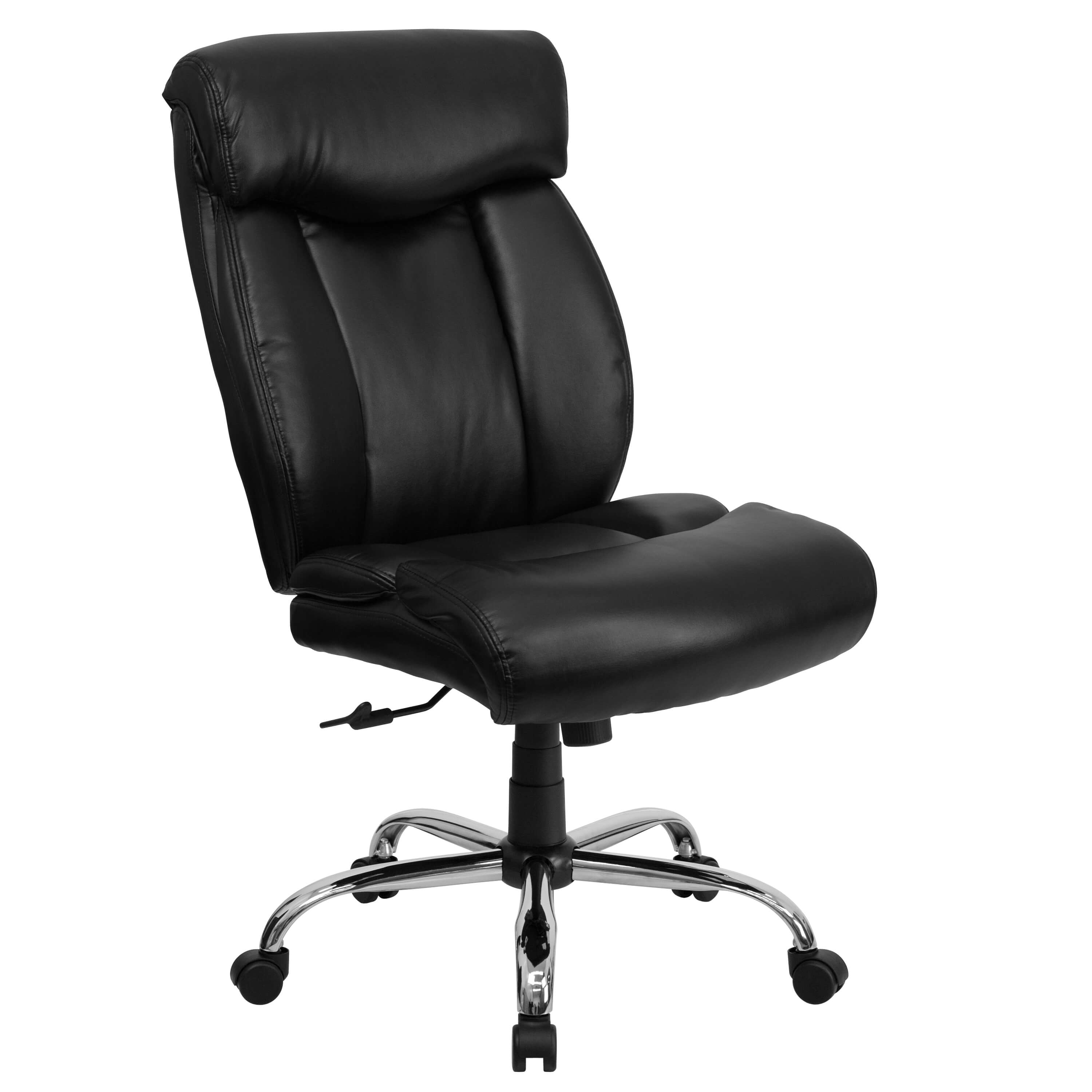 Big and tall executiv office chairs CUB GO 1235 BK LEA GG ALF Big and tall executiv office chairs CUB GO 1235 BK LEA GG ALF