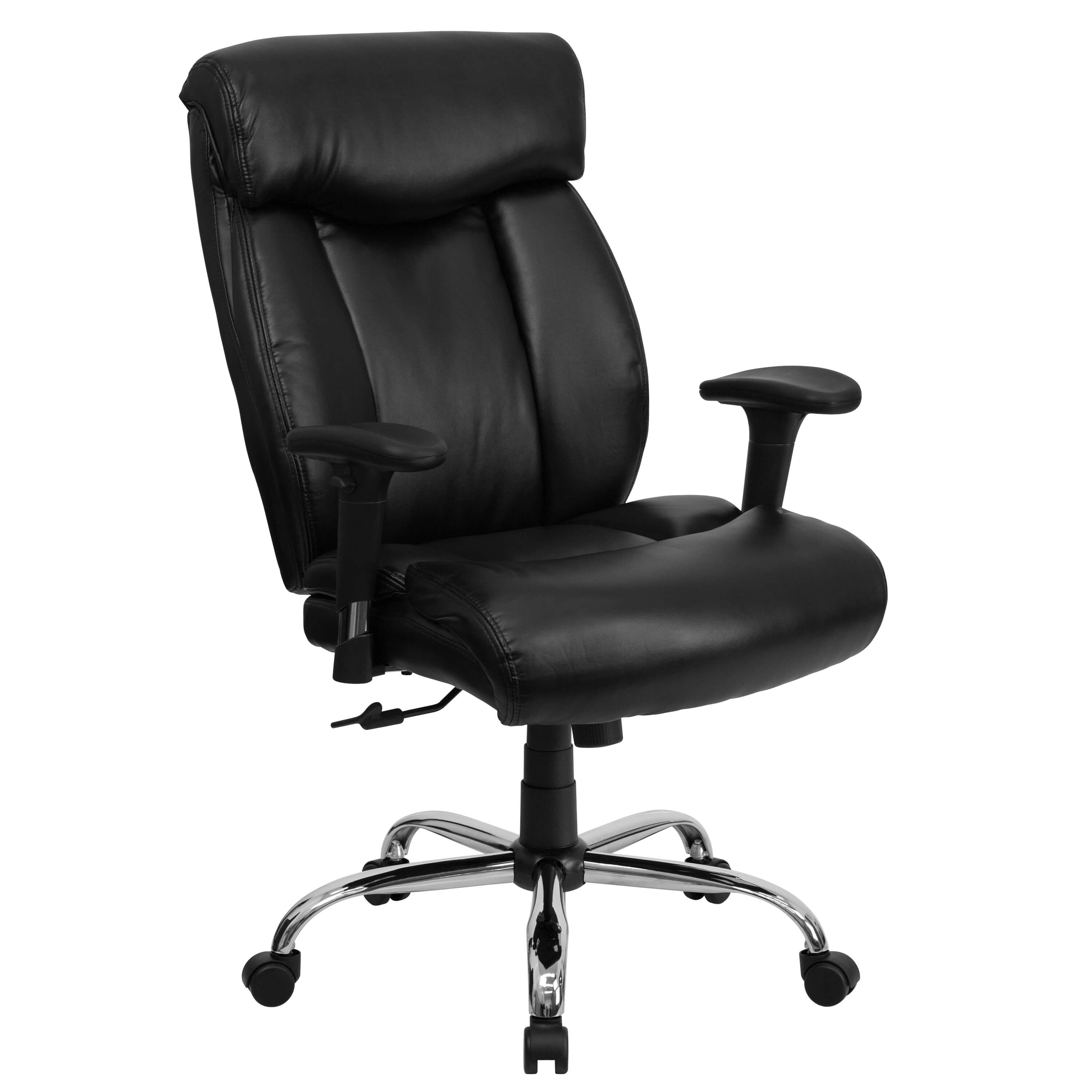 Big and tall executive office chairs CUB GO 1235 BK LEA A GG ALF Big and tall executive office chairs CUB GO 1235 BK LEA A GG ALF