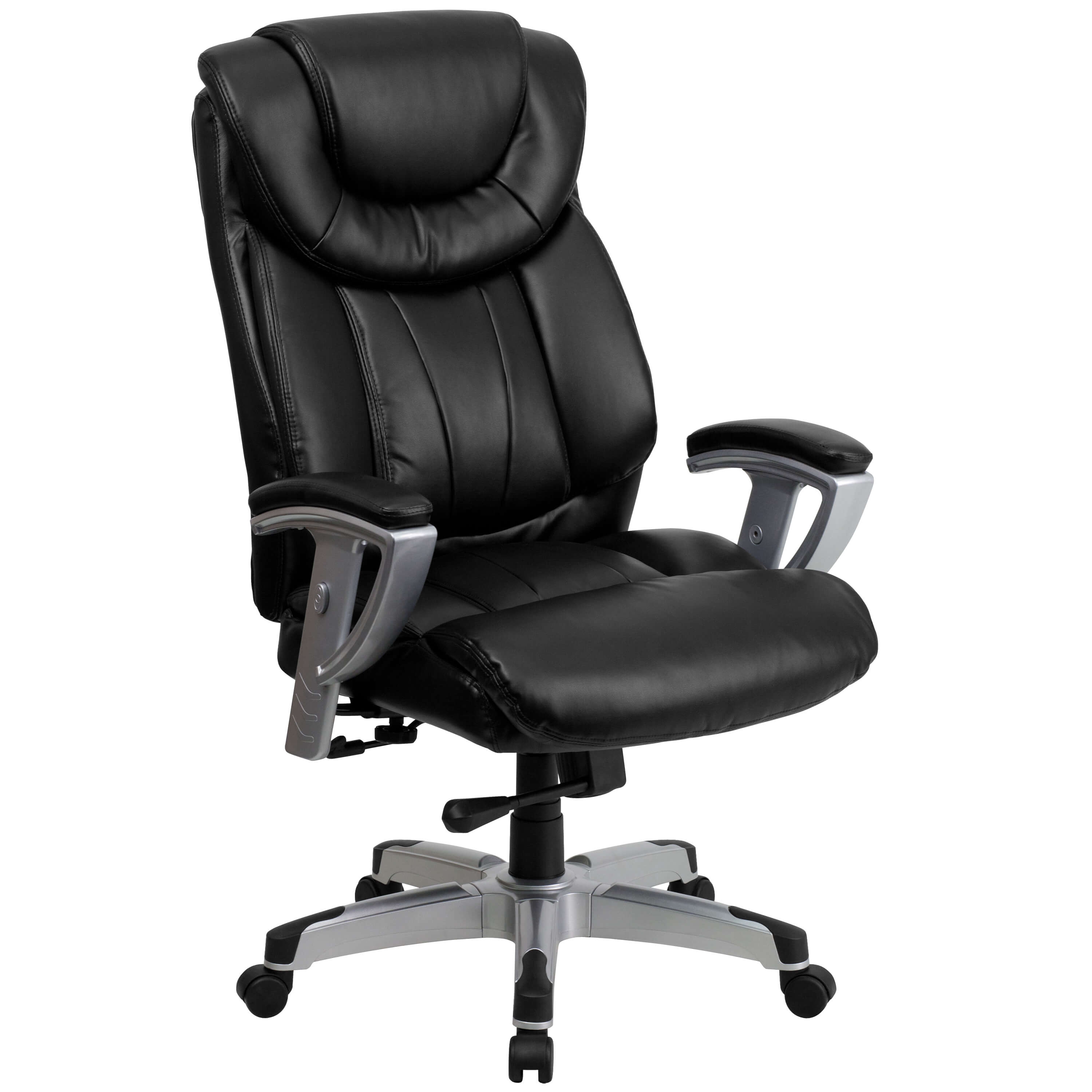 Big and tall executive office chairs CUB GO 1534 BK LEA GG ALF Big and tall executive office chairs CUB GO 1534 BK LEA GG ALF