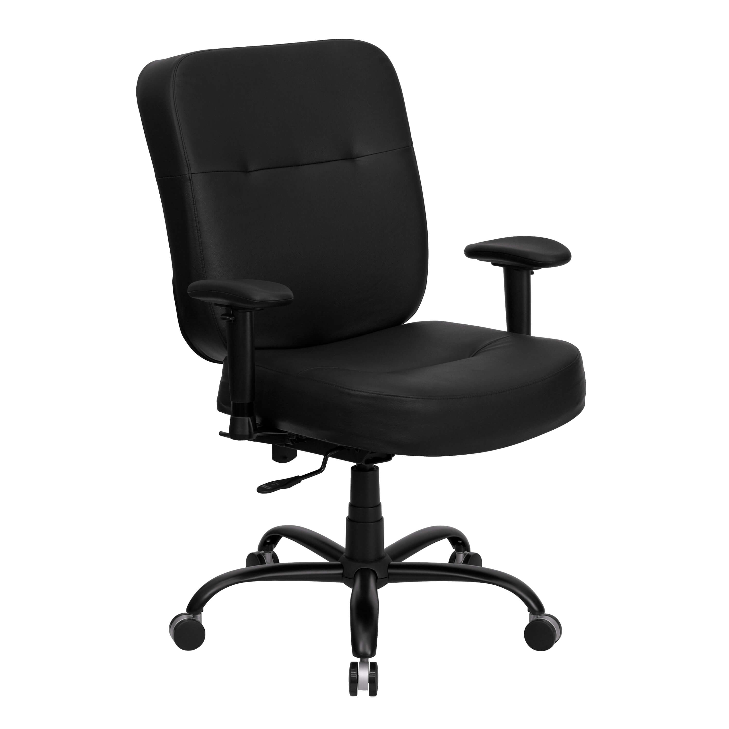 Big and tall executive office chairs CUB WL 735SYG BK LEA A GG ALF Big and tall executive office chairs CUB WL 735SYG BK LEA A GG ALF
