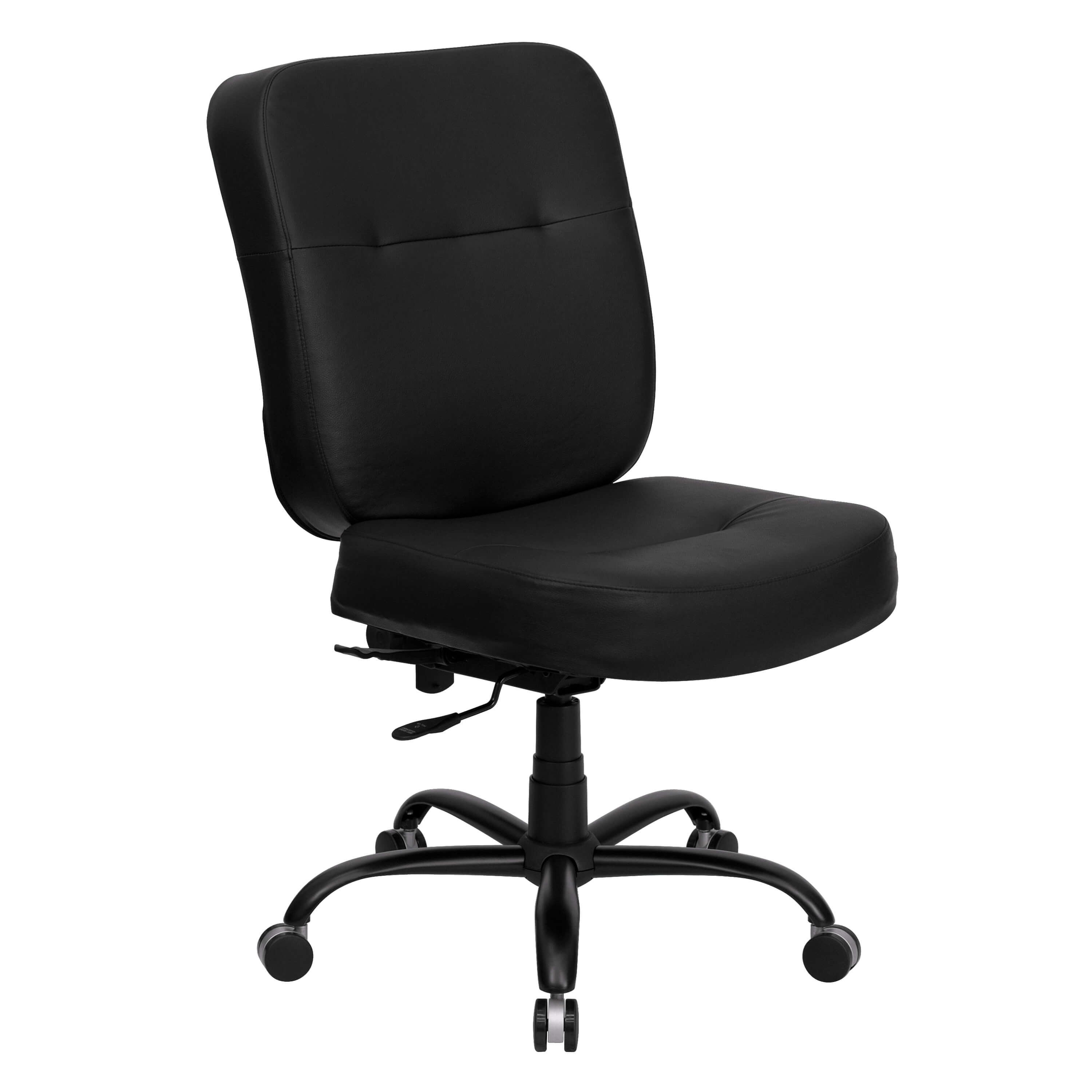 Big and tall executive office chairs CUB WL 735SYG BK LEA GG ALF Big and tall executive office chairs CUB WL 735SYG BK LEA GG ALF