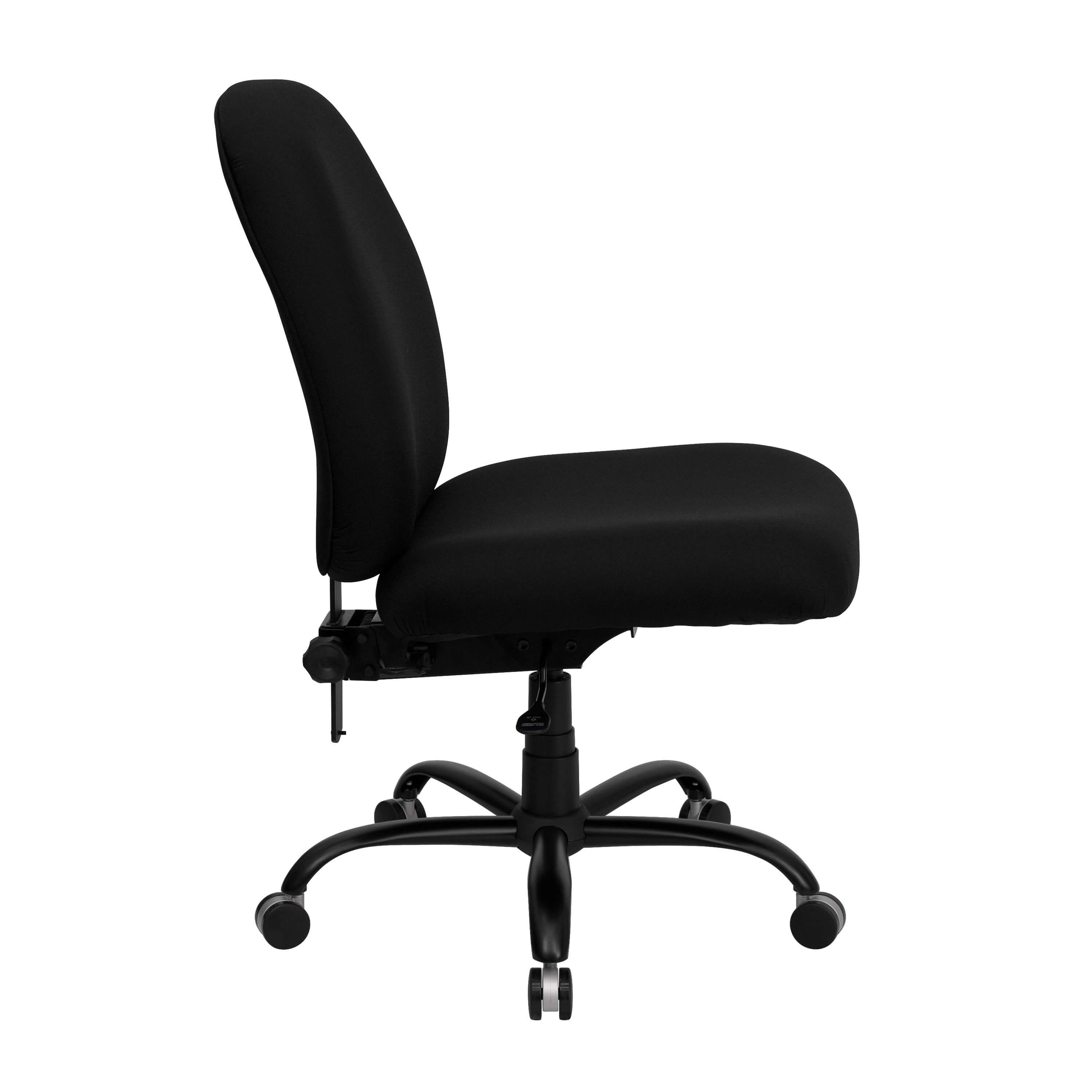 Big tall office chair side view Big tall office chair side view