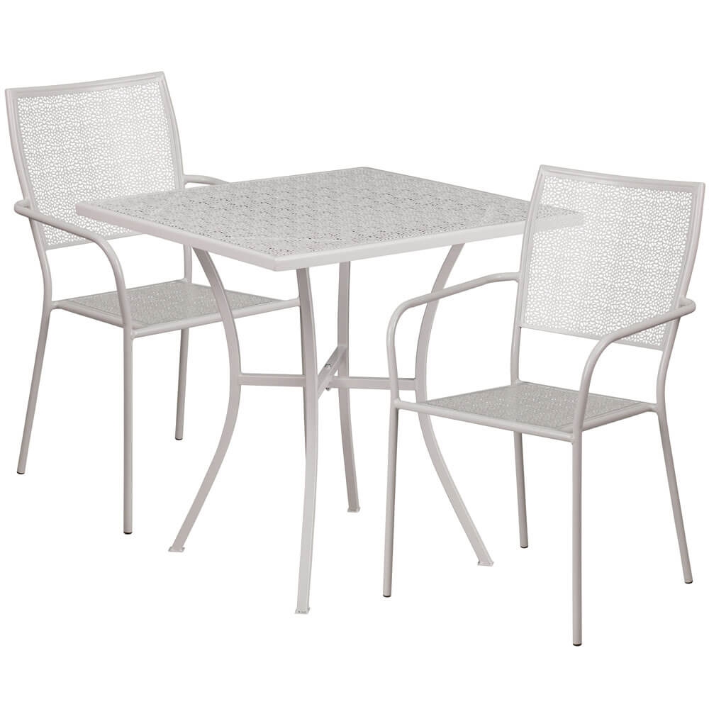 Bistro table set CUB CO 28SQ 02CHR2 SIL GG FLA Bistro table set CUB CO 28SQ 02CHR2 SIL GG FLA