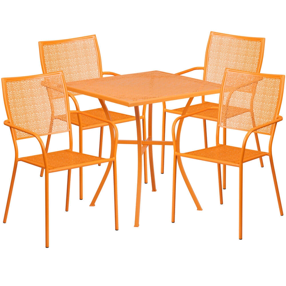 Bistro table set CUB CO 28SQ 02CHR4 OR GG FLA Bistro table set CUB CO 28SQ 02CHR4 OR GG FLA