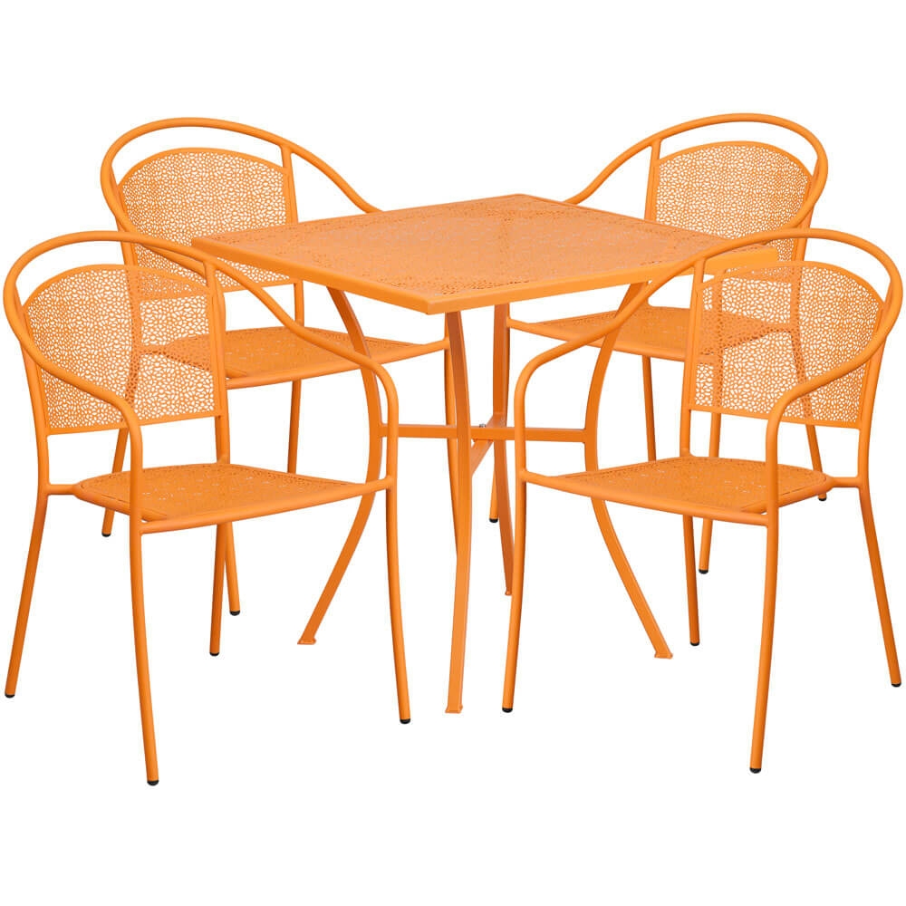 Bistro table set CUB CO 28SQ 03CHR4 OR GG FLA Bistro table set CUB CO 28SQ 03CHR4 OR GG FLA