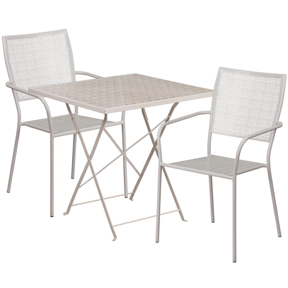 Bistro table set CUB CO 28SQF 02CHR2 SIL GG F Bistro table set CUB CO 28SQF 02CHR2 SIL GG F