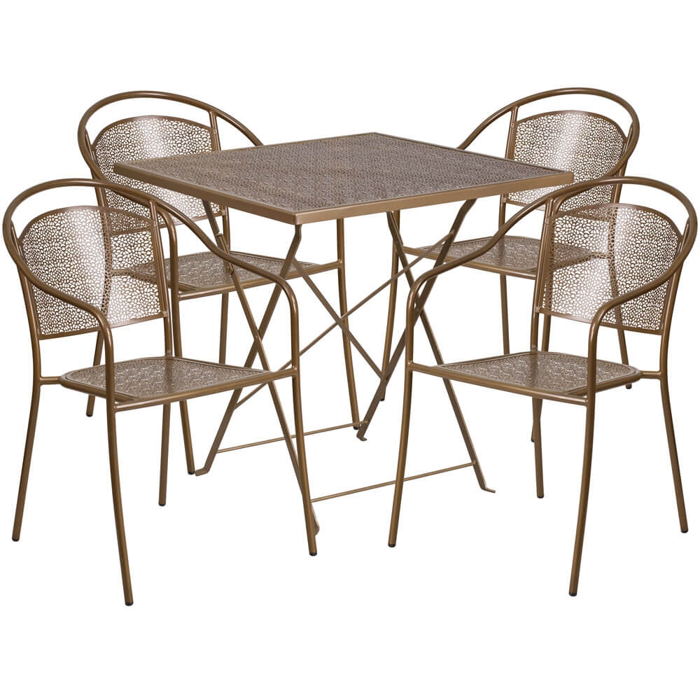 Bistro table set CUB CO 28SQF 03CHR4 GD Bistro table set CUB CO 28SQF 03CHR4 GD