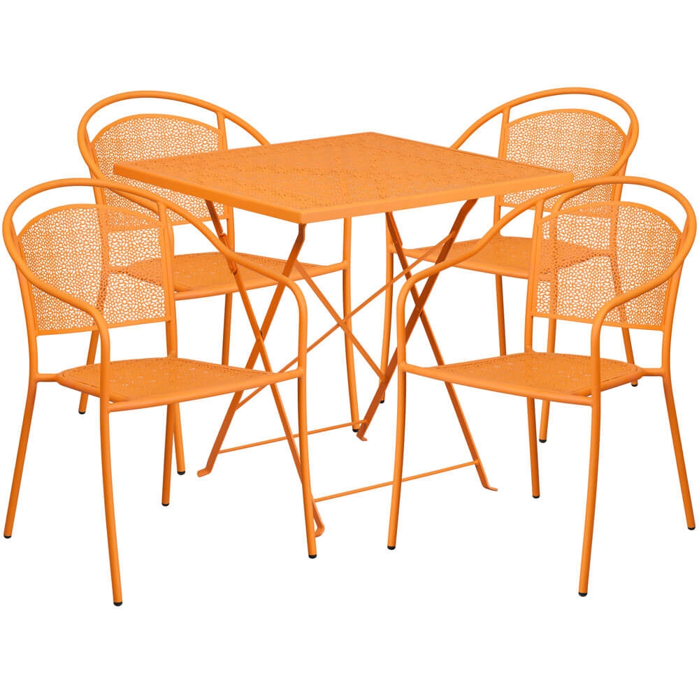 Bistro table set CUB CO 28SQF 03CHR4 OR GG FLA Bistro table set CUB CO 28SQF 03CHR4 OR GG FLA