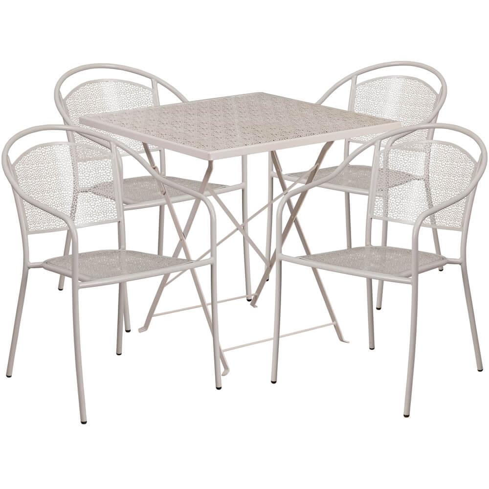 Bistro table set CUB CO 28SQF 03CHR4 SIL Bistro table set CUB CO 28SQF 03CHR4 SIL