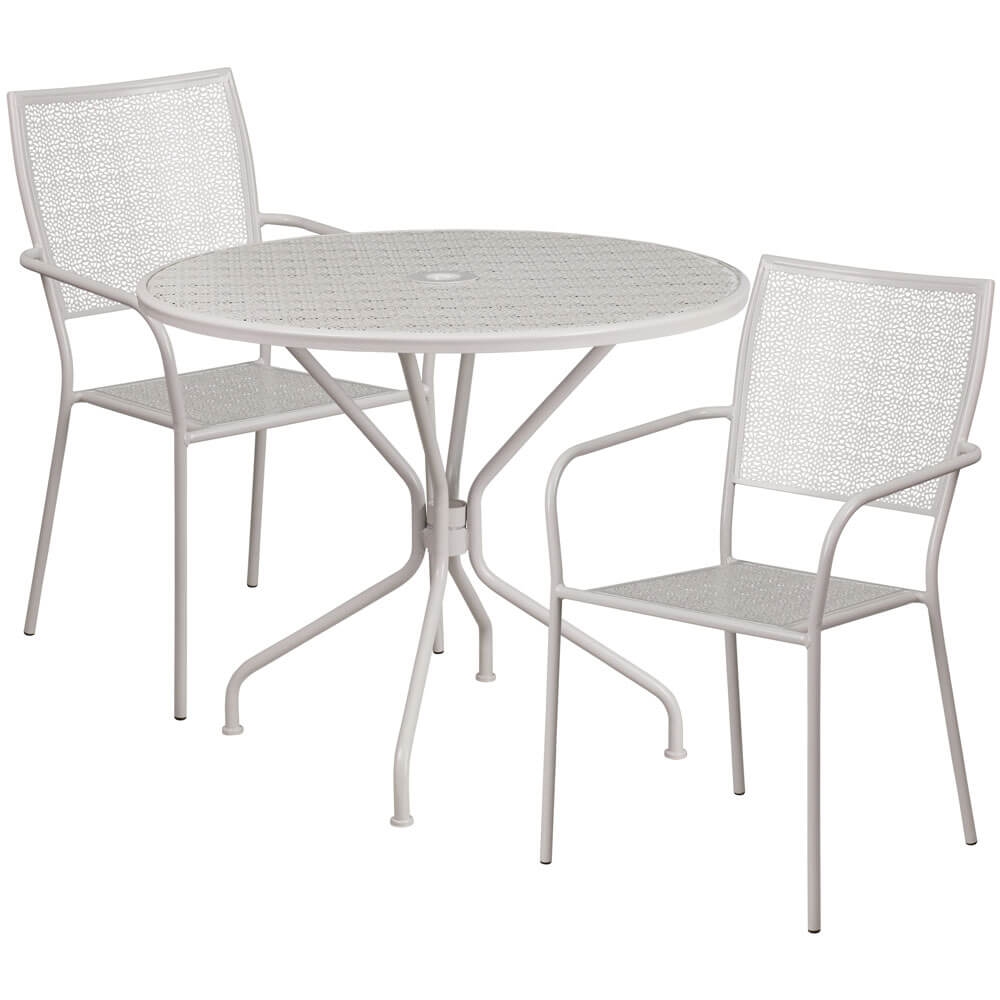 Bistro table set CUB CO 35RD 02CHR2 SIL GG FLA Bistro table set CUB CO 35RD 02CHR2 SIL GG FLA