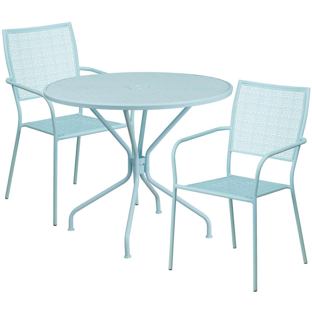 Bistro table set CUB CO 35RD 02CHR2 SKY GG FLA Bistro table set CUB CO 35RD 02CHR2 SKY GG FLA