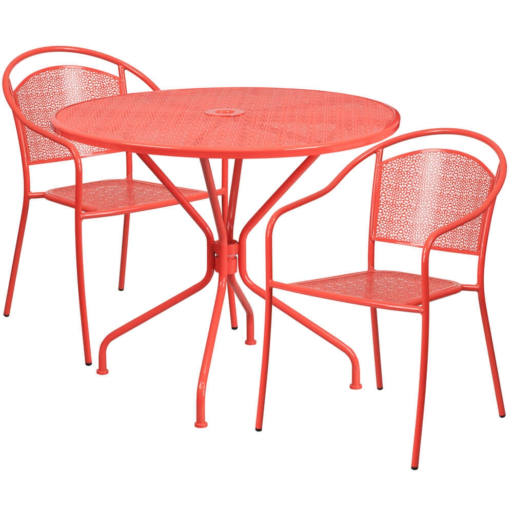 Bistro table set CUB CO 35RD 03CHR2 RED GG FLA Bistro table set CUB CO 35RD 03CHR2 RED GG FLA