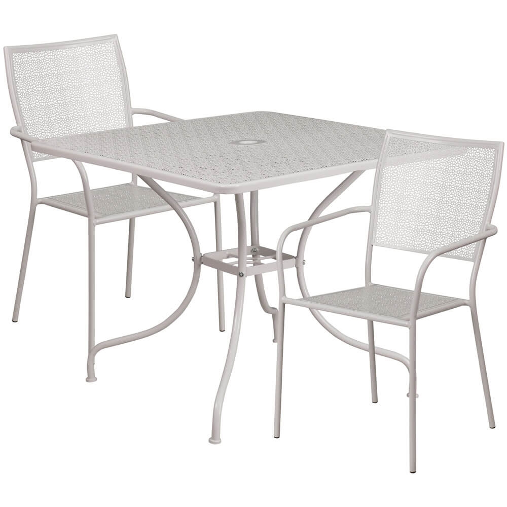Bistro table set CUB CO 35SQ 02CHR2 SIL GG FLA Bistro table set CUB CO 35SQ 02CHR2 SIL GG FLA