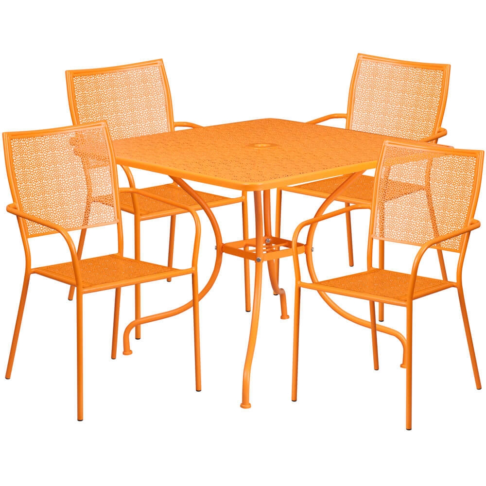 Bistro table set CUB CO 35SQ 02CHR4 OR GG FLA Bistro table set CUB CO 35SQ 02CHR4 OR GG FLA
